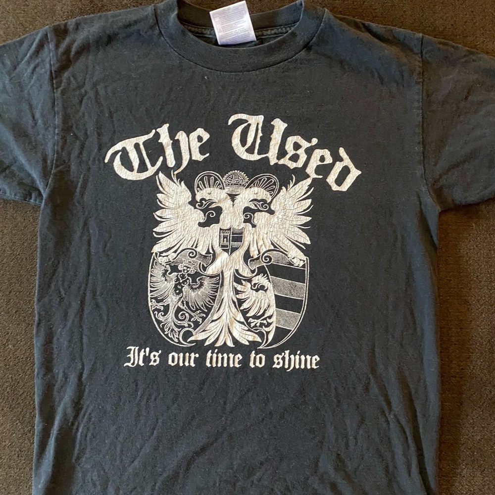 The Used band t-shirt, early 2000s, Youth Large, good condition.
